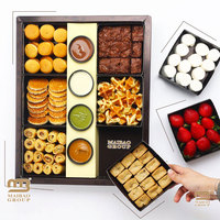 Emballage alimentaire jetable carton blanc gâteau d'anniversaire Donuts cuisson de luxe papier éclairs Dessert boîte d'emballage