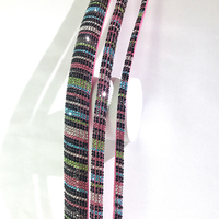 Nouveau Design Core Strass Bandes Cristal Corde Cristal Strass Tube Corde Strass Corde Pour Sandale DIY Chaussures Accessoires
