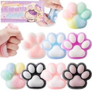 Jouet sensoriel souple en TPR en forme de patte de chat OEM/ODM, anti-stress et anti-anxiété, pour enfants de 5 à 7 ans, jouet sensoriel à presser pour soulager l'anxiété - Product Image 6