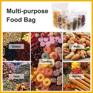 Bolsa de Plástico Laminado Esmerilado con Cierre Hermé<span class=keywords><strong>tico</strong></span>, Reutilizable y Reciclable, para Almacenamiento de Alimentos, Venta Directa de Fábrica - Product Image 3