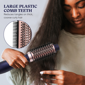 Sèche-<span class=keywords><strong>cheveux</strong></span> professionnel en une étape Styler 1200W <span class=keywords><strong>Brosse</strong></span> à air chaud portable en céramique avec peigne volumateur pour hôtels - Product Image 6