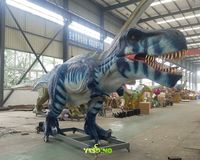 Modèle de dinosaure réaliste RC T-rex de grande taille 10m, animatronique en silicone et acier, pour utilisation en extérieur dans les parcs sportifs et les garderies