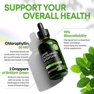 Cairan Chlorophyll Drops Oem Label pribadi tetes Chlorophyll cair Splina cairan Chlorophyll - Product Image 5