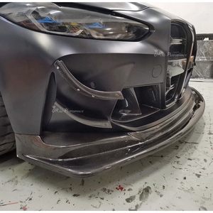 G8X zu GT4 Style Trocken-Carbon-Frontspoiler für BMW M3 M4 2020 2021 <span class=keywords><strong>2022</strong></span> 2023 2024 2025 2026 Rennstrecke - Product Image 5