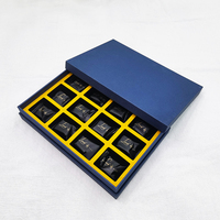 Logotipo personalizado Barra de chocolate Caja de papel de regalo Reciclable Chocolate Caja de embalaje rígida con inserciones