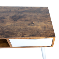 Dongrong Bureau d'ordinateur convertible moderne Table d'étude en bois avec rangement pour meubles de bureau modulaires multi-jeux à usage domestique