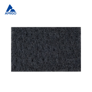 Éponge noire rectangulaire Amigo pour le nettoyage de la cuisine, la vaisselle et le lavage des casseroles, 8 pièces, double face - Product Image 3