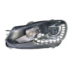 MJ faro di alta qualità per luci frontali Volkswagen MK6 2010 <span class=keywords><strong>2012</strong></span> aggiornamento GTI <span class=keywords><strong>Golf</strong></span> <span class=keywords><strong>6</strong></span> fari luci frontale DRL - Product Image 6