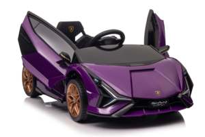 BAB WAY Voiture électrique pour enfants sous licence Aventador 12V 4x4 avec télécommande parentale, voiture jouet de luxe avec livraison DDP - Product Image 2