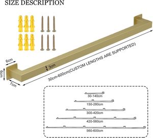 Barandilla de Seguridad Metálica Antideslizante para Escaleras, Montada en la Pared, Cuadrada, Dorada, de Hierro Galvanizado, Capacidad de Carga 200 kg - Product Image 2