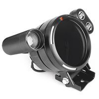 Tachometer LED BF 80mm 3.75 Inch Baru untuk Truk Balap Modifikasi Universal Instrumen Besar Periksa Sendiri Kecepatan Berlebih Digunakan untuk Manufaktur