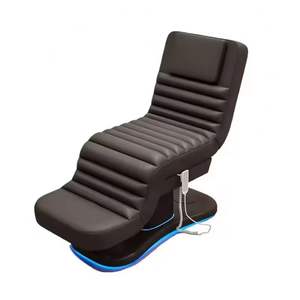 Lettino da Massaggio Elettrico Curvo di Lusso a 3 Motori per Estetica Trattamenti Viso ed Extension Ciglia Colore Oro - Product Image 3