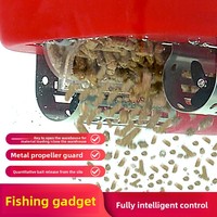 Bateau de pêche télécommandé avec fonction de lâchage automatique d'appâts, distribution de leurres et délivrance de hameçons, compatible avec les filets de dérive