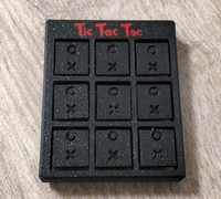 Jeu de Tic-Tac-Toe Mini Créatif en Impression 3D, Impression PLA Personnalisable, Peut être Imprimé en Gros, Modèle 3D Haute Précision