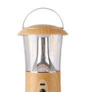 Lampe de camping portable à filament de tungstène, étanche IP65, dimmable, multifonctionnelle, rechargeable, LED, longue autonomie