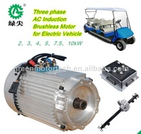 Moteur asynchrone 2kw 3kw 5kw 7,5 kw 10kw 15kw AC, contrôleur pour voiture électrique, vieux véhicule