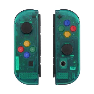 EXtremeRate Transparent Translucent Housing <b>Case</b> Shell Grip Cover for Nintendo <b>Switch</b> & OLED Frame Shell - Product Image 2