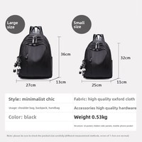 Bolsa de Viaje 2025, Nueva Moda, Gran Capacidad, Impermeable, Mochila para Mujer, Alta Calidad, Tela Oxford, Poliéster, Cierre de Cremallera
