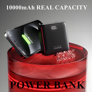 Hot bán mini xách tay được xây dựng trong cáp 10000mAh từ ngân hàng điện không dây sạc nhanh hình vuông sạc cho điện thoại thông minh - Product Image 5