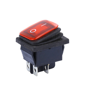 Interruptor Basculante IRS-201-7C-WF de 4 Pines SPST ON-OFF 250V IP65 Impermeable para Automóvil - Product Image 1