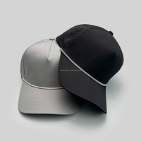 Gorra Impermeable con Parte Superior Rígida, Transpirable, de 5 Paneles, con Diseño de Leopardo, Perforaciones Láser, Cierre a Presión, Apliques Deportivos