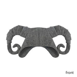 Sombrero de Cuerno de Carnero Luling Yaoyao, Talla Única, Gris, Accesorio para Disfraces de Fiesta - Product Image 3