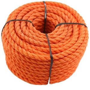 Cordon d'emballage en nylon torsadé haute durabilité, monofilament, 3 brins, en polypropylène synthétique, matériau d'origine - Product Image 3