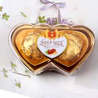 Bonbons en gros pour fournisseurs, Halal, Marque privée personnalisée, Snacks au cacao, Chocolat composé au lait de noix, Croustillant, Praliné, Bonbons boules dorées sucrées