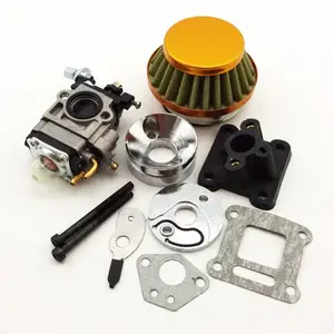 44mm Air Filter Stack Choke Kit für 2 Stroke 23cc 33cc 43cc 47cc 49cc MVS10 Big Foot Goped Stand Up Gas xs33 Scooter Engine Part