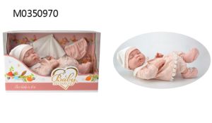 دمية أطفال من السيليكون الناعم لحديثي الولادة مقاس 10 بوصة طراز لعبة صغير عصري مع بطارية طراز النوم تعمل بالبطارية - Product Image 3