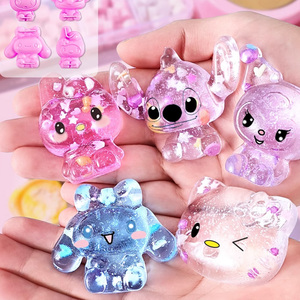 Kit de Material DIY para Juguetes de Compresión de Cera de Gel TPE, con Formas de Pata de Gato, Cubo de Hielo y Bola, Cera Mágica para Sellos, Plástico Antiestrés Unisex - Product Image 1