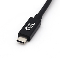Câble USB 80G 240W Type-C vers Type-C blindé tressé avec charge rapide 5A et gaine en PVC pour lecteur de codes-barres et prise en charge 4K120Hz