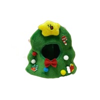 Nieuwe 10 cm pluche poppenhoofddeksels, cartoon taiyaki-hoed, kledingaccessoires voor kerstpoppen