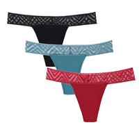 En stock : Culottes menstruelles réutilisables à 4 couches en dentelle pour femmes, culottes de règles anti-fuites, culottes de règles taille basse