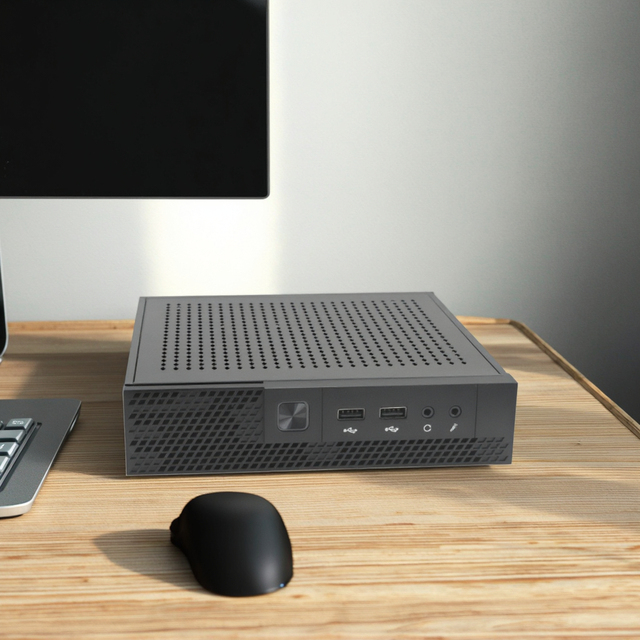 X86 Mini Pc Core I3 In-tel 7th Gen I3 7100u I5 7400u I7 7700u Ddr4 16gb 512 SSD Dc 12v /19v Hd-mi 4k Vga Ops Slot 1*1000m Lan