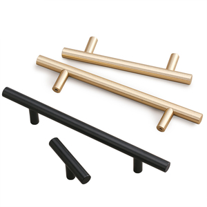 YATeHAOWUJIN Long Handle 1M Matte <b>Black</b> Gold Cabinet Drawer Wardrobe <b>Door</b> Handle Modern Minimalist - Product Image 5