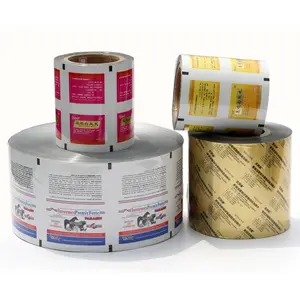 Impressão personalizada BOPP comestível composto alumínio folha embalagem filme rolo lanche embalagem