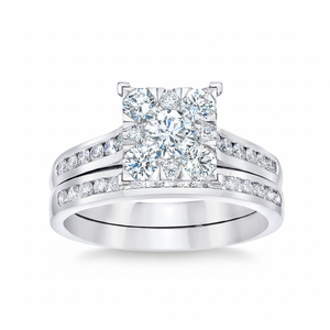 Exclusive <b>Diamond</b> Matching Band Wedding <b>Diamond</b> <b>Rings</b> - Product Image 2