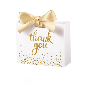 Customize Design Kraft Fancy Wedding Gift Paper <b>Bags</b> <b>Craft</b> Shopping PPackaging Paper <b>Bags</b> With Exquisite Ribbon - Product Image 1
