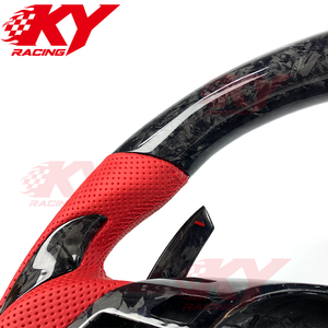 Volant de voiture sport en fibre de carbone forgé sur mesure pour Mercedes-Benz Classe G GL ML G350 G550 G63 W463 X166 AMG - Product Image 2