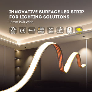 Muestra Gratuita de Tiras de Luz LED COB de 15 mm y 24 V, 25 W, para Decoración del Hogar, Techo y Gabinetes - Product Image 5