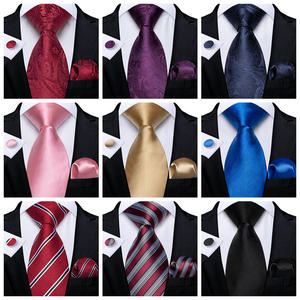 Набор однотонных мужских галстуков с цветочным принтом - Product Image 3