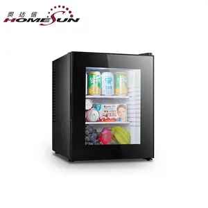 Refrigerador silencioso elétrico Mini Bar porta vidro BCG-20B 20L com trava