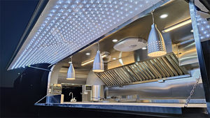 Camion de restauration rapide, bar à café personnalisé, camion de burgers, cuisine mobile, remorque de traiteur, camion de tacos et pizzas entièrement équipé - Product Image 3