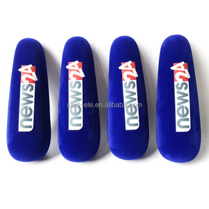 Nepal phát sóng phóng viên Boo M <span class=keywords><strong>Microphone</strong></span> bọt kính chắn gió với kênh logo in shotgun micro với Video <span class=keywords><strong>Camera</strong></span> - Product Image 2