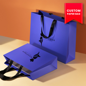 Custom Luxury Kraft <b>Paper</b> Shopping Bag Logo Printing Premium Matte/<b>Gloss</b> Finish Moisture Proof Eco-Friendly Recyclable - Product Image 5