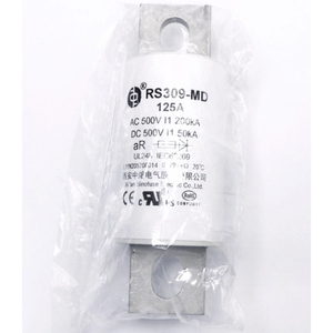 Fusible de Acción Rápida Sinofuse Serie RS309-MD-EVD 100A 125A 150A 175A 200A 250A 500VDC 20kA para Protección de Inversores de Vehículos Eléctricos - Product Image 1