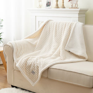 Mantas <span class=keywords><strong>para</strong></span> <span class=keywords><strong>mascotas</strong></span> de franela a rayas KS <span class=keywords><strong>para</strong></span> perros y gatos, manta de lana Sherpa, mantas Súper suaves y esponjosas, cálidas y acogedoras, patrón personalizado - Product Image 6