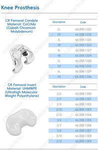 Implante de Reconstrucción de Rodilla, Prótesis de Reemplazo <span class=keywords><strong>Total</strong></span> Primario de Articulación de Rodilla para Uso Quirúrgico - Product Image 5