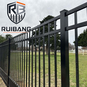 Valla de Acero Personalizada Ruibang con Postes y Puertas para Contratistas de EE. UU. y Canadá - Product Image 3